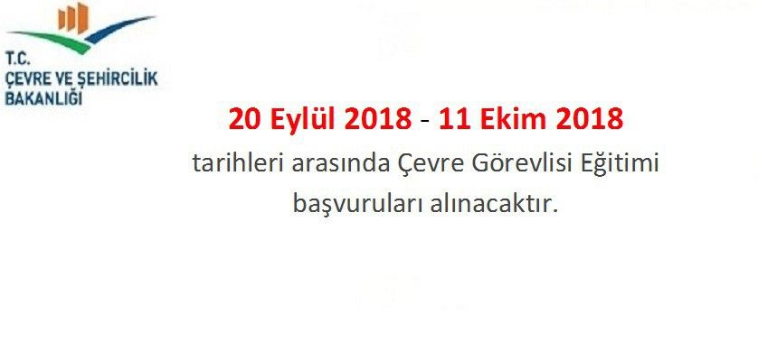 Çevre Görevlisi Eğitimi